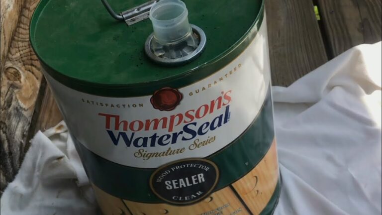 How to Open Thompson’S Water Seal Can
