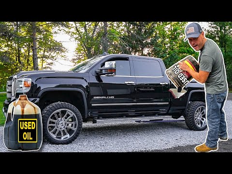 Running Used Motor Oil in Diesel