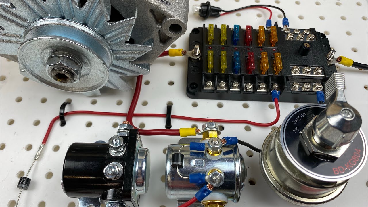 Alternator Wire to Starter Or Battery