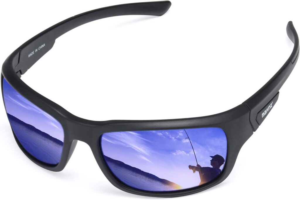 maivnz Floating Polarized Fishing Sunglasses for Men Surfing Kayaking UV400 Protection Unsinkable Water Sport Sun Glasses